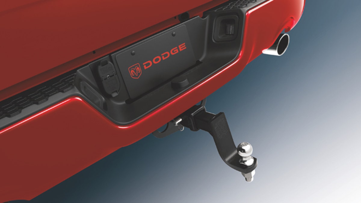 Trailer-Hitch Receiver for the 2009 Dodge Ram.