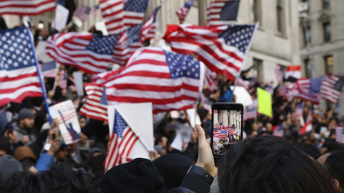 trump travel ban protest