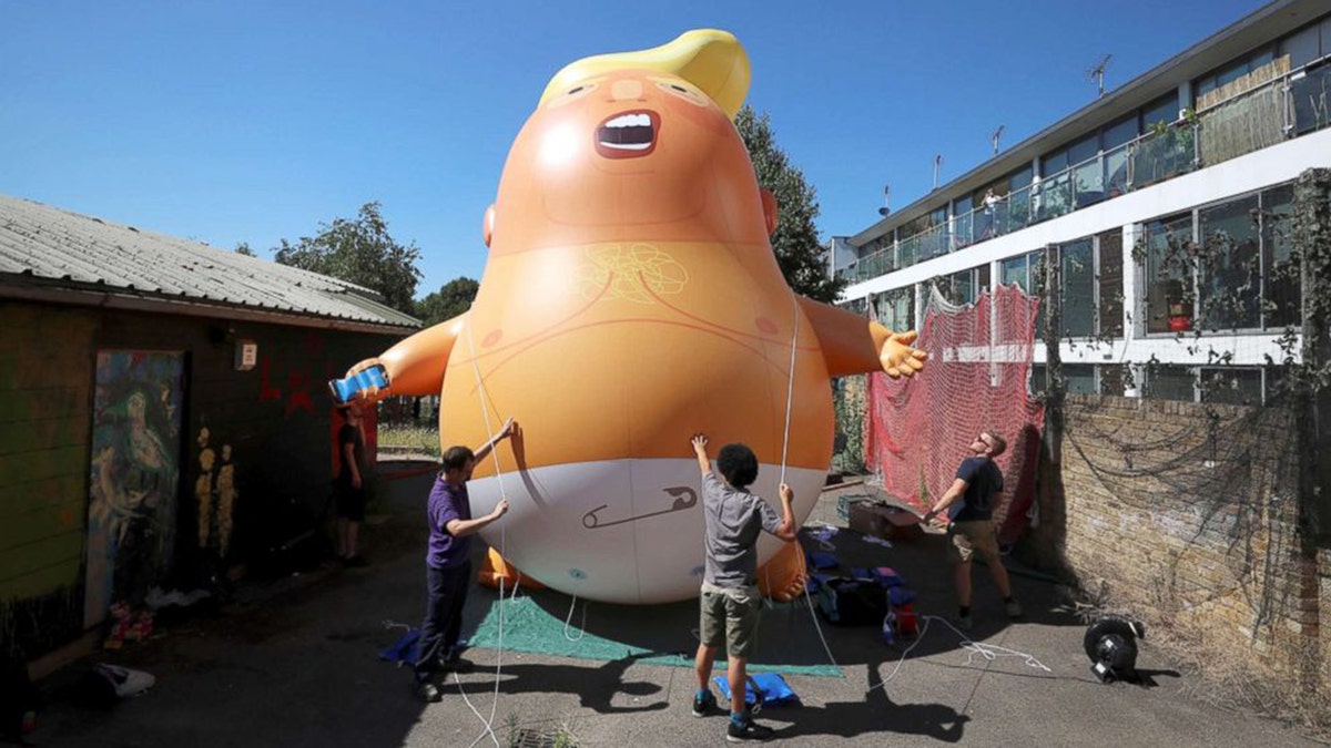 The "Trump baby" blimp was given the green light to fly over London during President Trump's U.K. trip next Friday