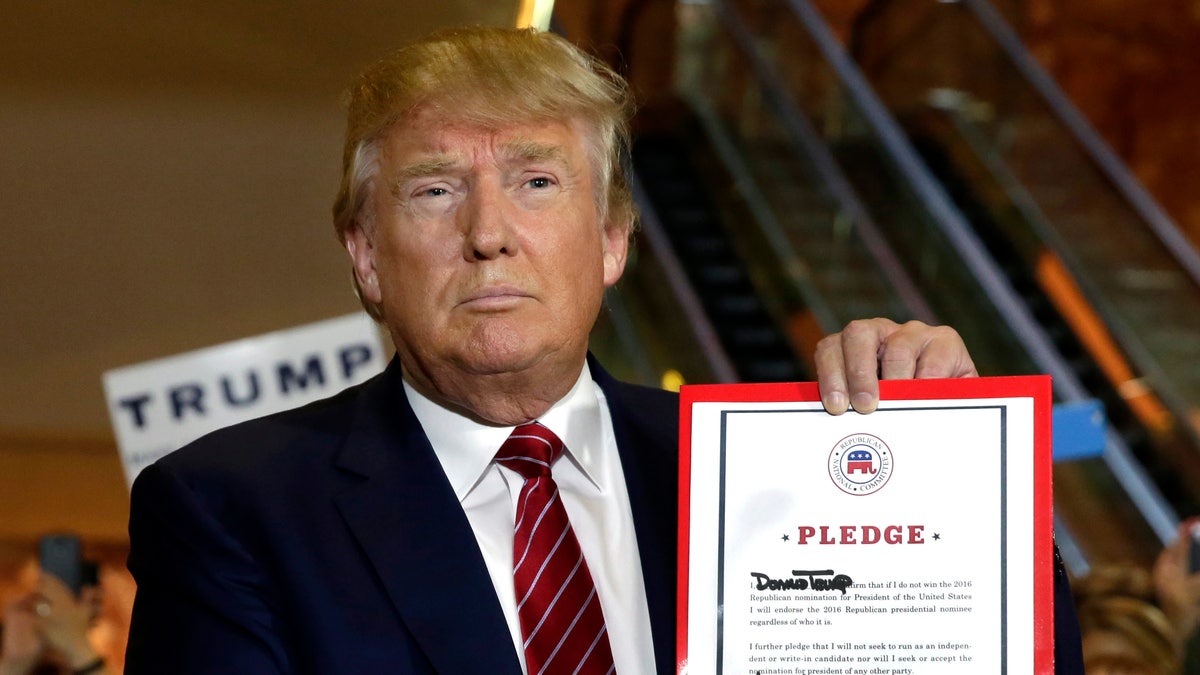 GOP 2016 Trump RNC Pledge