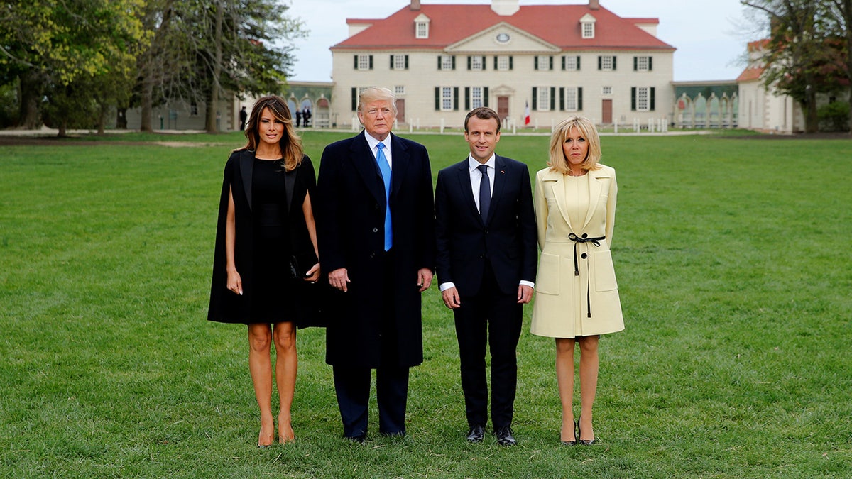 trump macron reuters 1