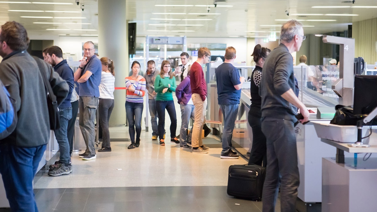 tsa checkpoint istock