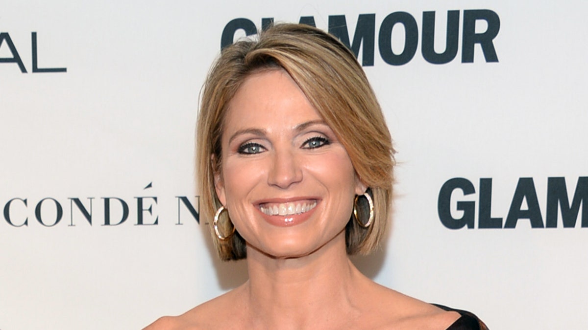 FILE - In this Nov. 9, 2015 file photo, Amy Robach attends the 25th Annual Glamour Women of the Year Awards in New York.  Robach has apologized for using a term for African Americans on Mondayâs broadcast of the ABC program. After the broadcast, Robach released a statement explaining she had meant to say âpeople of color.â
She called the incident âa mistakeâ and ânot at all a reflection of how I feel or speak in my everyday life.â (Photo by Evan Agostini/Invision/AP, File)