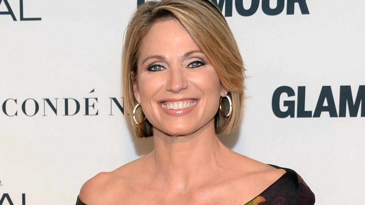 FILE - In this Nov. 9, 2015 file photo, Amy Robach attends the 25th Annual Glamour Women of the Year Awards in New York.  Robach has apologized for using a term for African Americans on Mondayâs broadcast of the ABC program. After the broadcast, Robach released a statement explaining she had meant to say âpeople of color.â
She called the incident âa mistakeâ and ânot at all a reflection of how I feel or speak in my everyday life.â (Photo by Evan Agostini/Invision/AP, File)