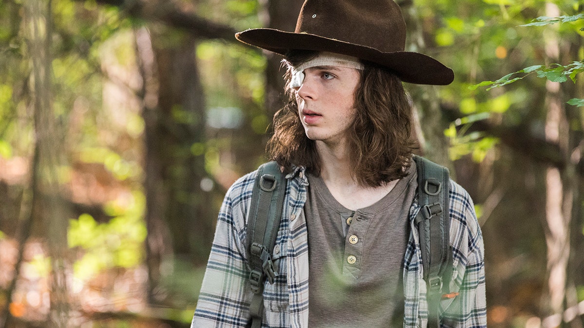 Chandler Riggs as Carl Grimes - The Walking Dead _ Season 8, Episode 6 - Photo Credit: Jackson Lee Davis/AMC