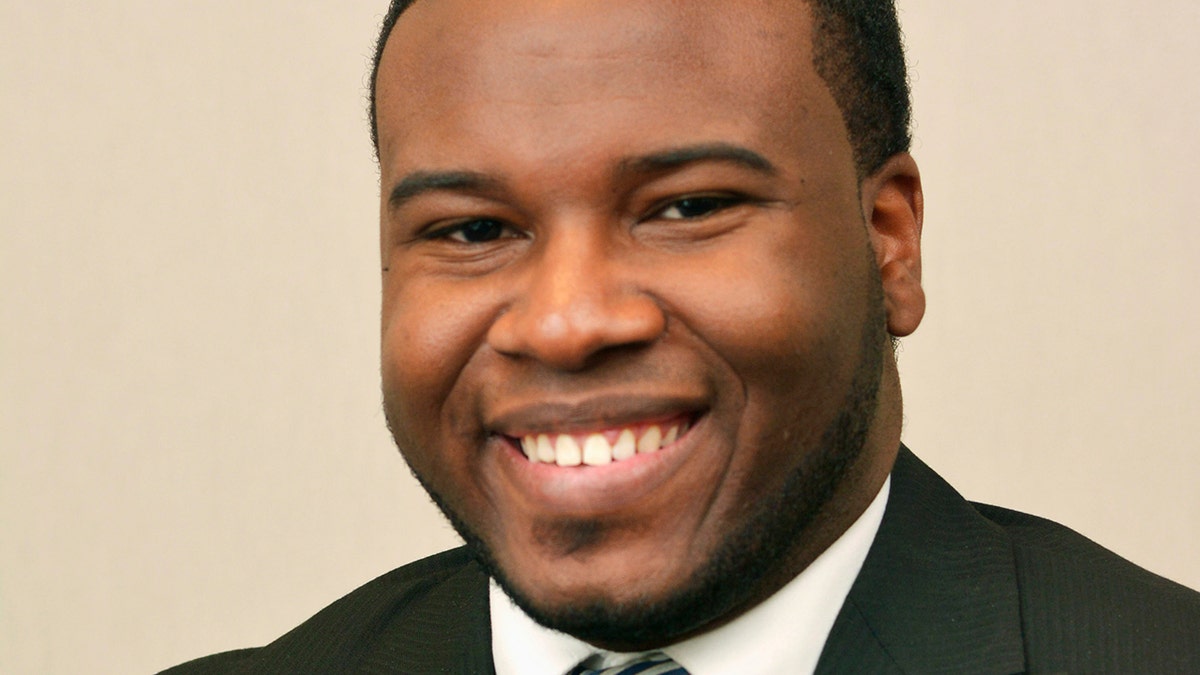 This Feb. 27, 2014, portrait provided by Harding University in Searcy, Ark., shows Botham Jean. Authorities said Friday, Sept. 7, 2018, that a Dallas police officer returning home from work shot and killed Jean, a neighbor, after she said she mistook his apartment for her own. The officer called dispatch to report that she had shot the man Thursday night, police said.  (Jeff Montgomery/Harding University via AP)