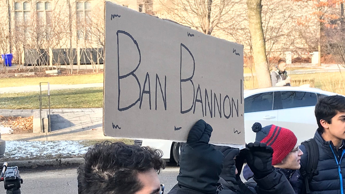 uc bannon protest