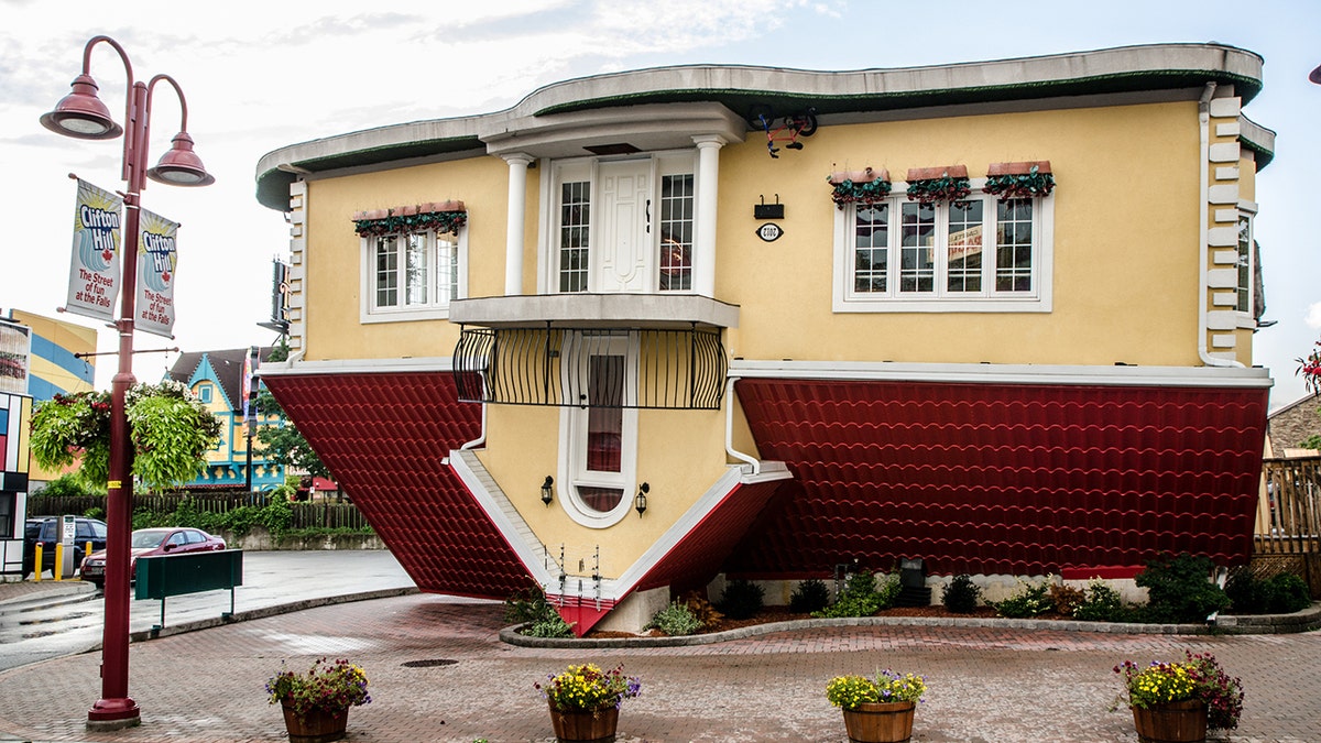 upside down house istock