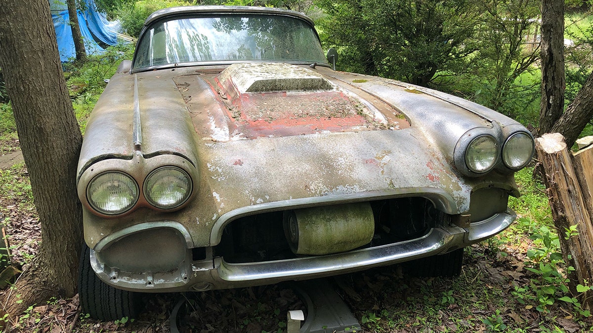 Moss covered 1961 Chevy Corvette on Craigslist is one of a kind