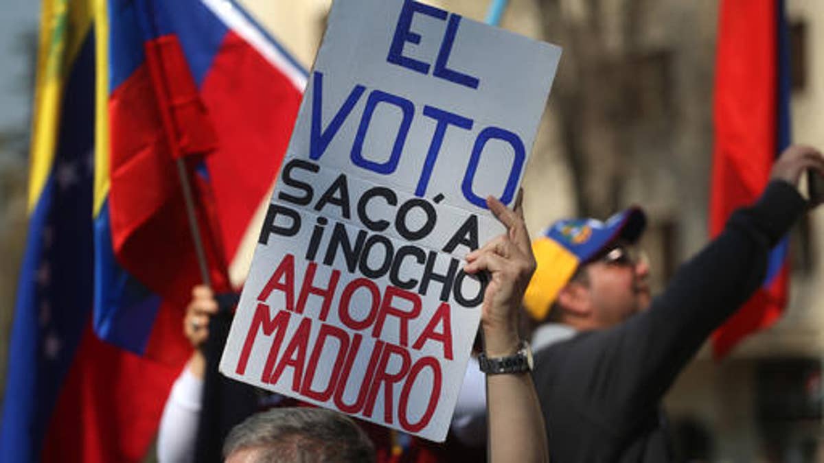 Chile Venezuela Protest
