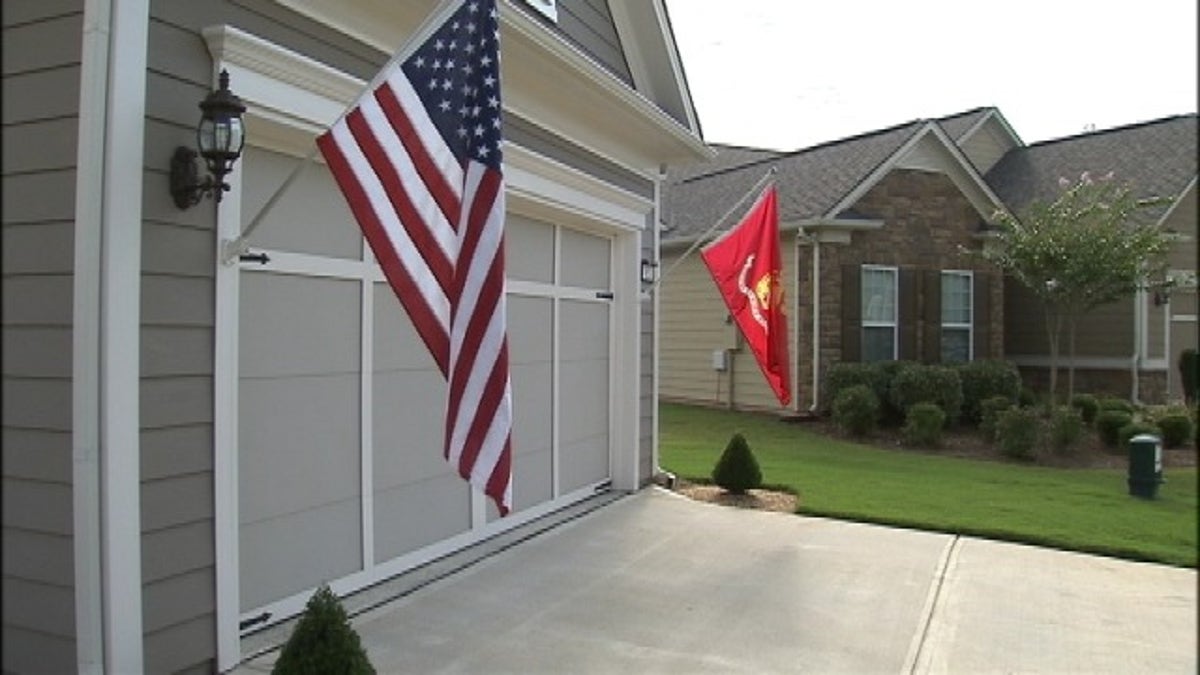 Summit Hill Marine Corps veteran gifted with new flag