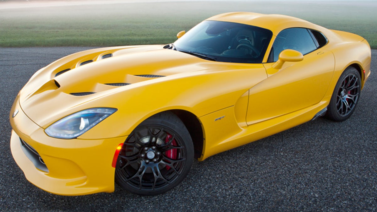 Pre-production 2013 SRT Viper model at Gingerman Raceway, Sept. 6, 2012