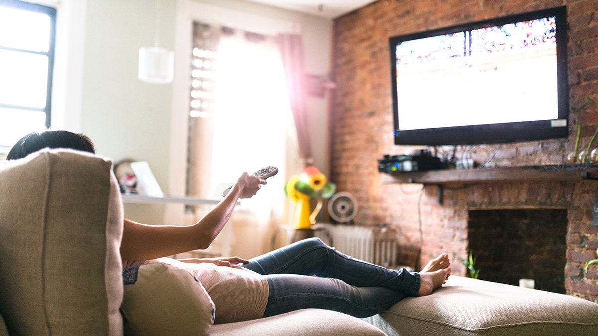 watching tv istock