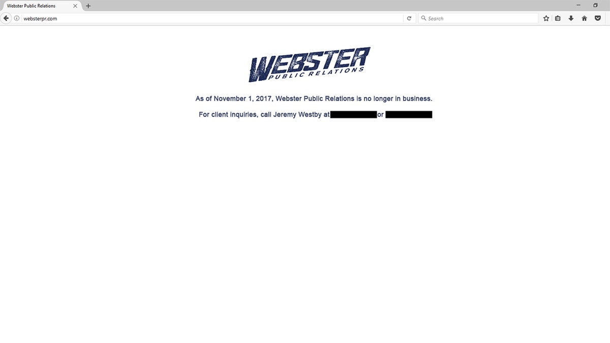 webster down