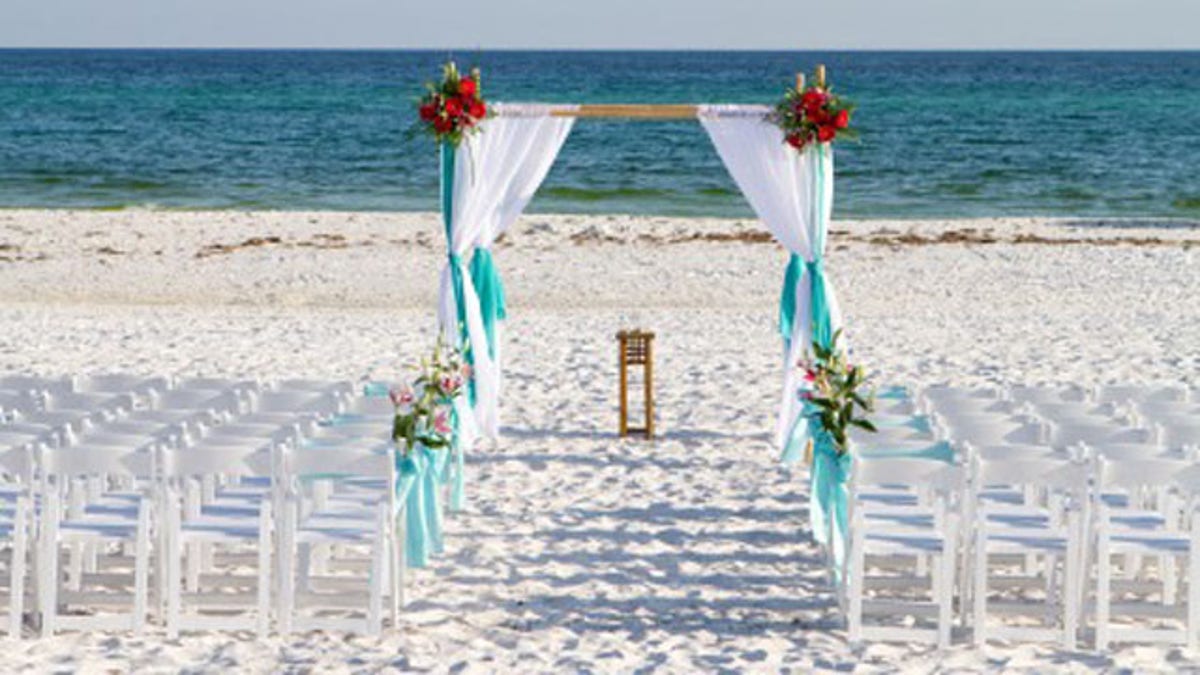 Wedding Beach Archway