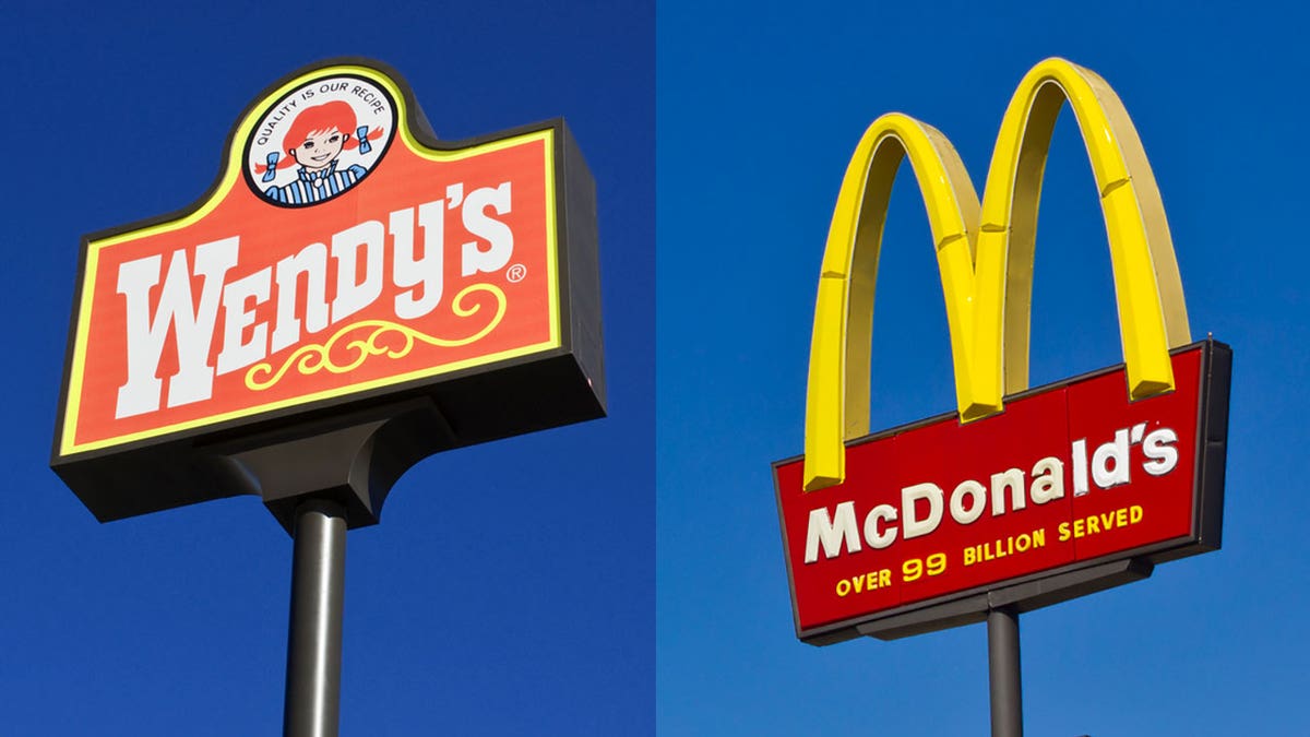 wendy's mcdonald's feud istocks