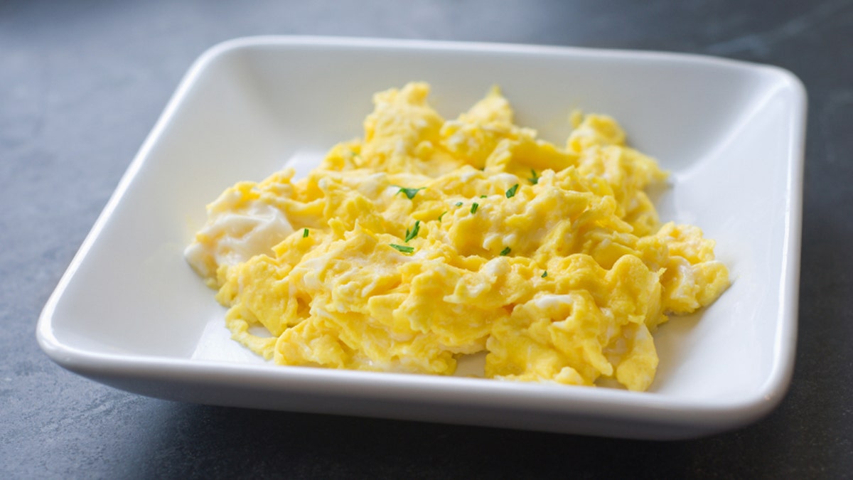 Full Plate of Scrambled Eggs