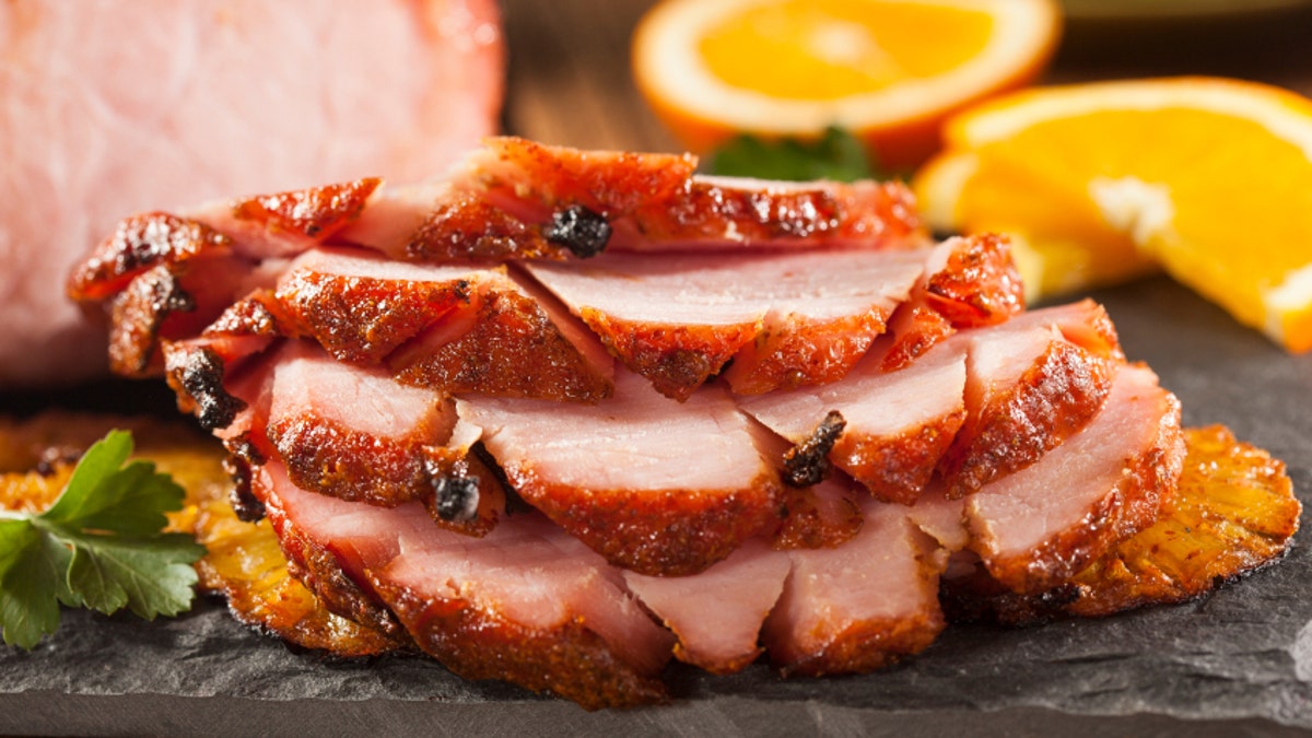 Traditional Sliced Honey Glazed Ham