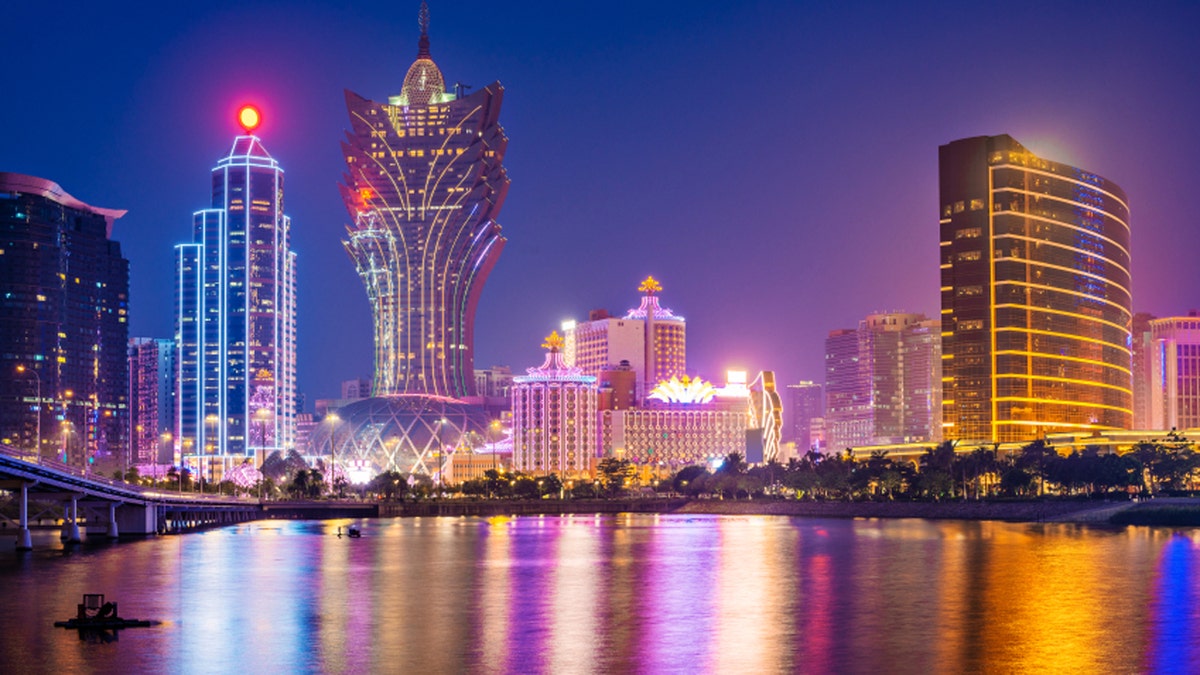 macau night skyline