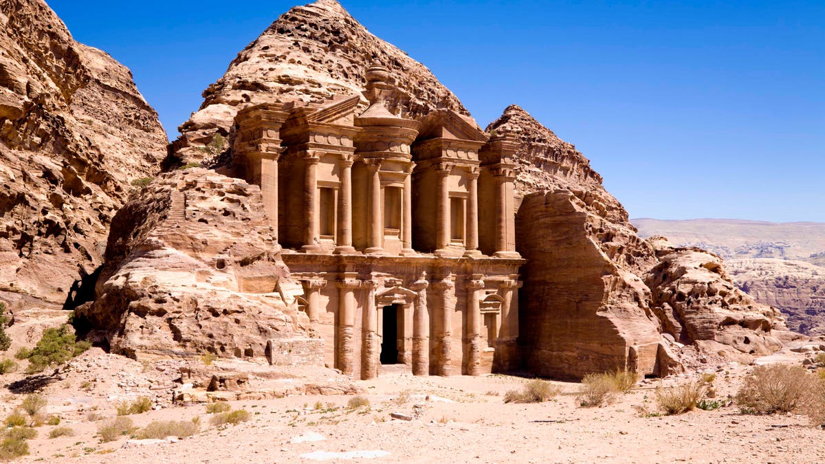 The Monastery in ancient city of Petra, Jordan