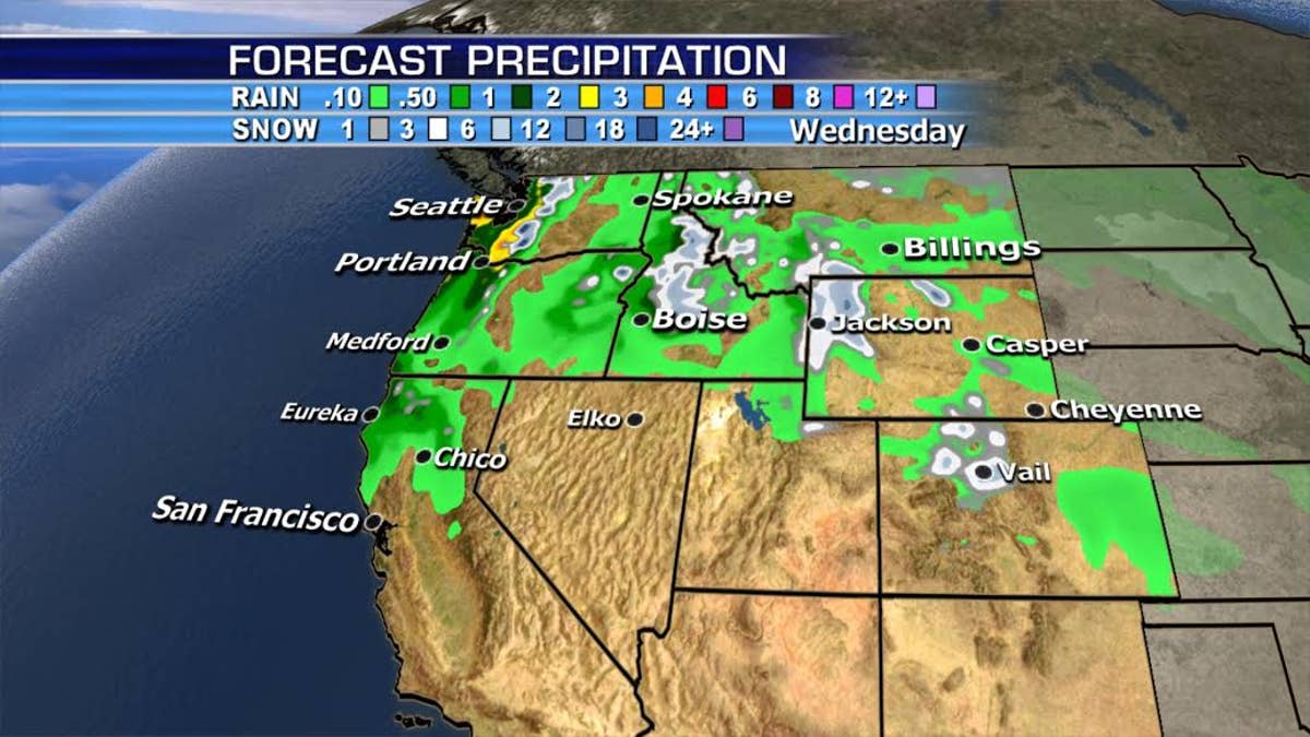 west precip