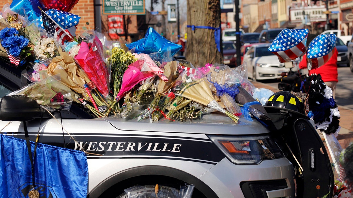 Westerville police car memorial