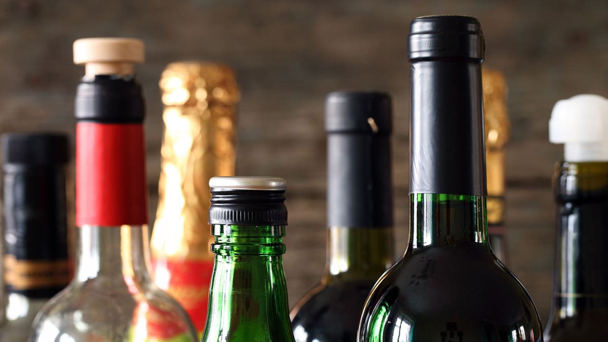 wine bottles istock