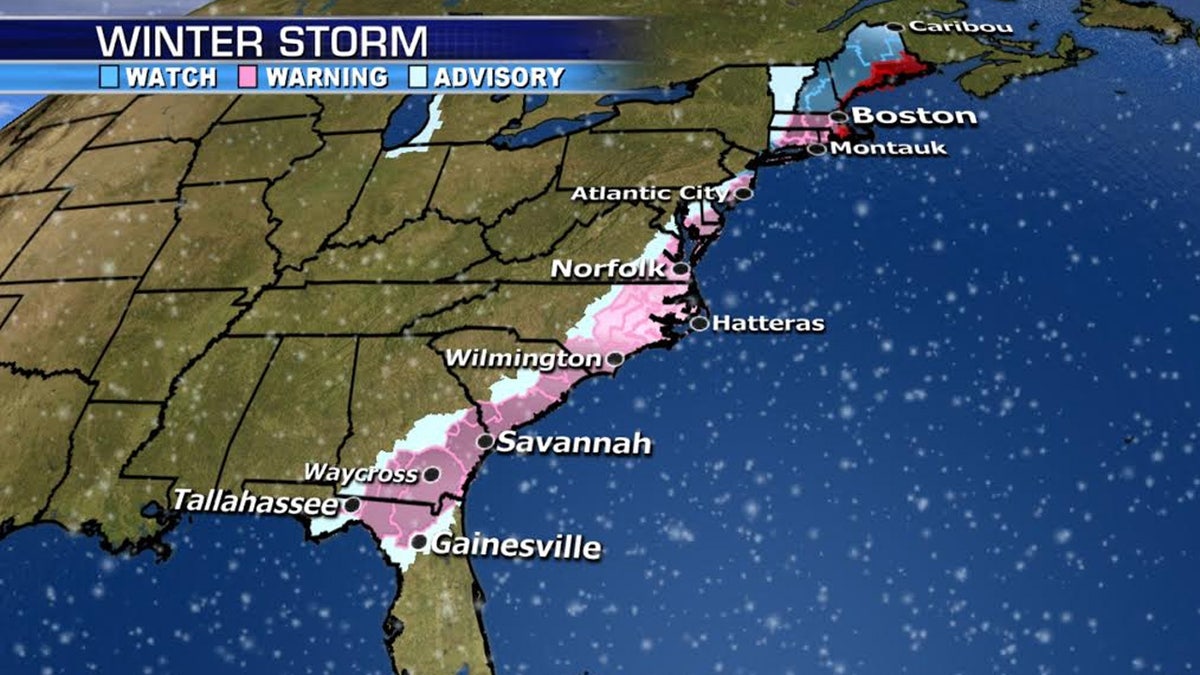 'Bomb Cyclone' To Slam East Coast As Winter Storm With Blizzard ...