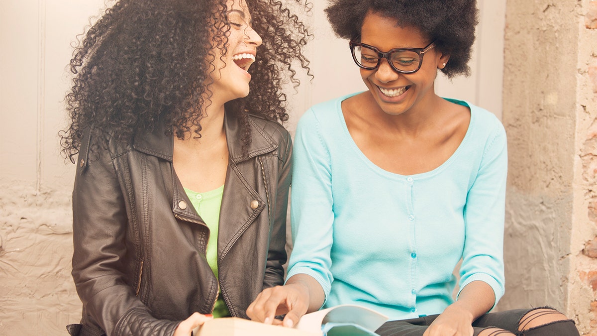 women laughing