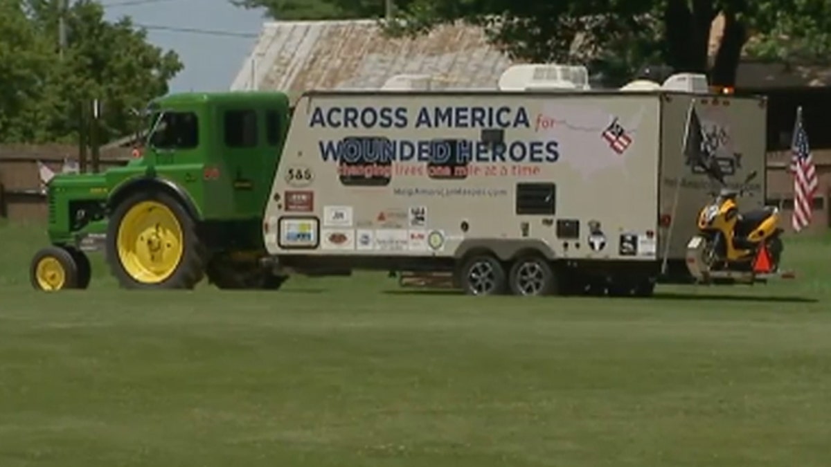 wounded vets tractor