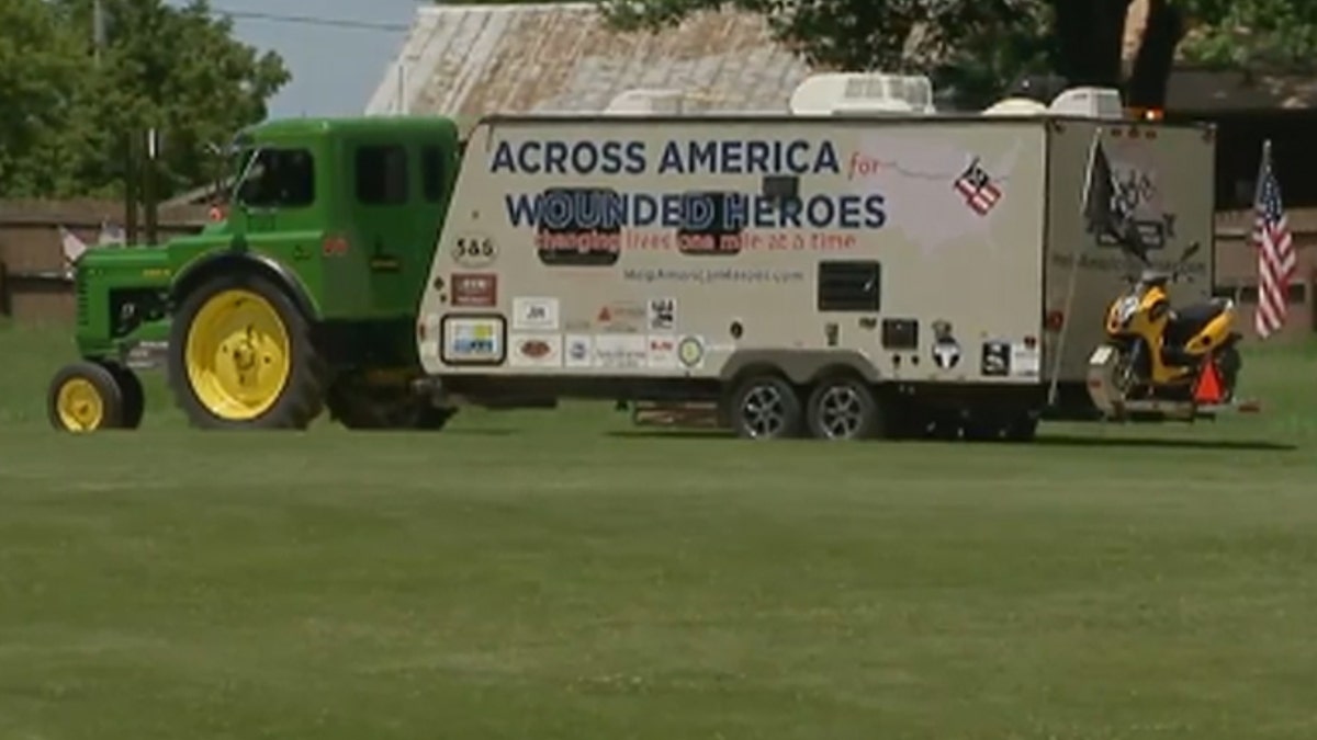 wounded vets tractor