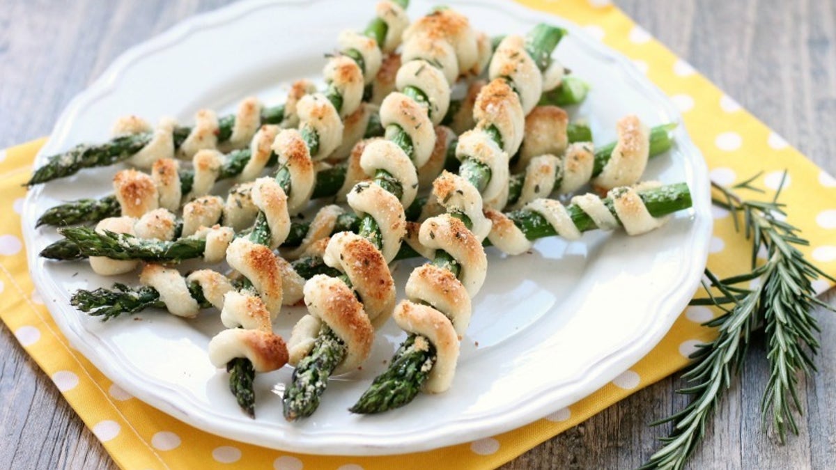wrapped asparagus