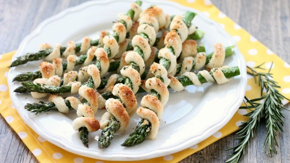 wrapped asparagus