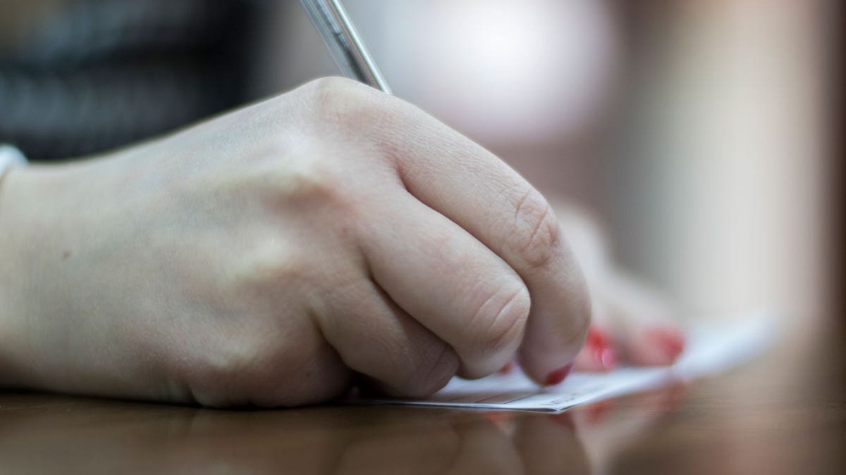 writing letter istock
