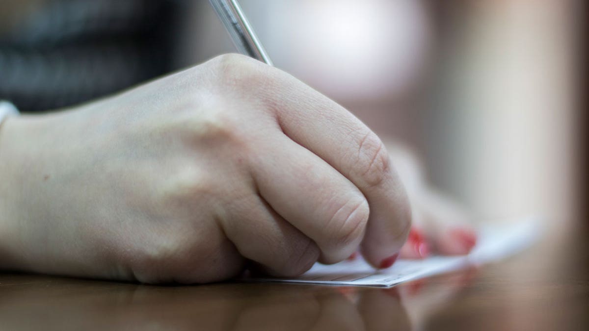 writing letter istock