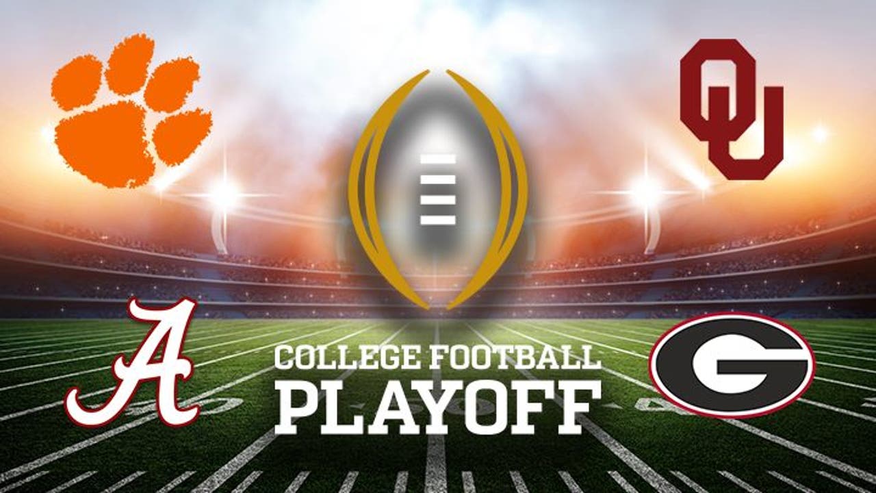 Clemson, Oklahoma, Georgia and Alabama picked for College Football Playoff  | Fox News, image size:1280x720