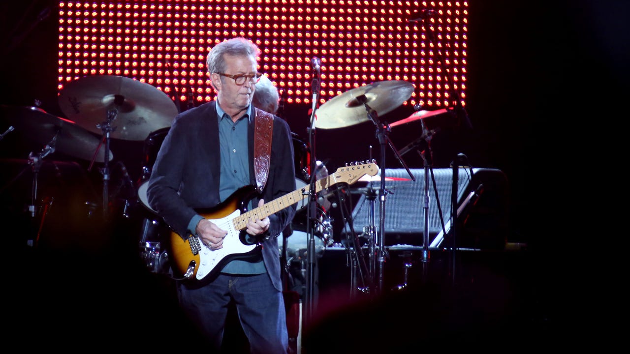 Eric Clapton celebrates 70 by playing Madison Square Garden