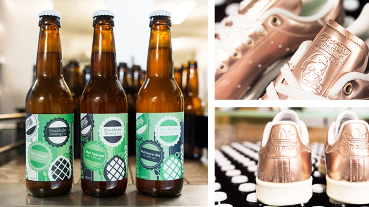 Adidas teams up with brewery to create craft beer inspired sneakers | Fox  News