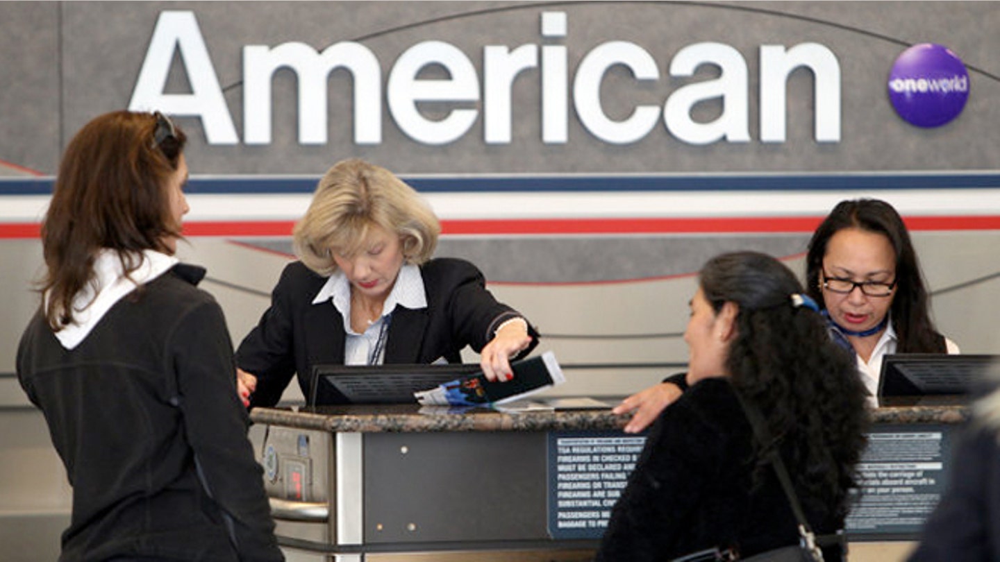 american airline counter