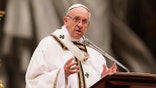 Pope Francis celebrates a mass with members of different religious orders in St. Peter's Basilica at the Vatican, Friday, Feb. 2, 2018. (AP Photo/Domenico Stinellis)