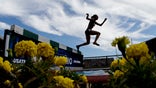 Carmen Graves competes during the women's 3000-meter steeplechase at the U.S. Olympic Track and Field Trials, Monday, July 4, 2016, in Eugene Ore. (AP Photo/Charlie Riedel)