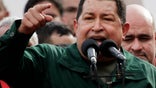 Jan. 5: Venezuela’s President Hugo Chavez speaks to supporters at a square in Caracas, Venezuela.