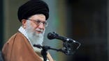 In this photo released by an official website of the office of the Iranian supreme leader, Supreme Leader Ayatollah Ali Khamenei attends a meeting with Iranian officials, participants of the 31st International Islamic Unity Conference and ambassadors from Islamic countries, in Tehran, Iran, Wednesday, Dec. 6, 2017. Khamenei condemned President Donald Trump's imminent recognition of Jerusalem as the capital of Israel. (Office of the Iranian Supreme Leader via AP)