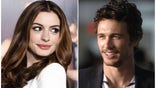 A combination file photograph of actress Anne Hathaway and actor James Franco (R) taken November 4, 2010 and September 13, 2007 respectively. Hathaway and Franco have been named co-hosts of the film industry's upcoming Academy Awards, Oscar organizers said on November 29, 2010. The pair are currently starring in two movies that some experts believe could earn them nominations for one of the world's top movie honors when they are given out on February 27, 2011. REUTERS/Fred Prouser/Phil McCarten/Files (UNITED STATES - Tags: ENTERTAINMENT)