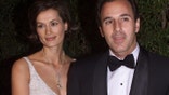 Matt Lauer with his wife, Dutch model Annette Roque, at the DreamWorks studio party following the 72nd annual Academy Awards March 26, 2000 at Spago in Beverly Hills.
