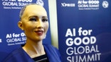 Sophia, a robot integrating the latest technologies and artificial intelligence developed by Hanson Robotics is pictured during a presentation at the "AI for Good" Global Summit at the International Telecommunication Union (ITU) in Geneva, Switzerland June 7, 2017. REUTERS/Denis Balibouse - RC1C8B5F2B80