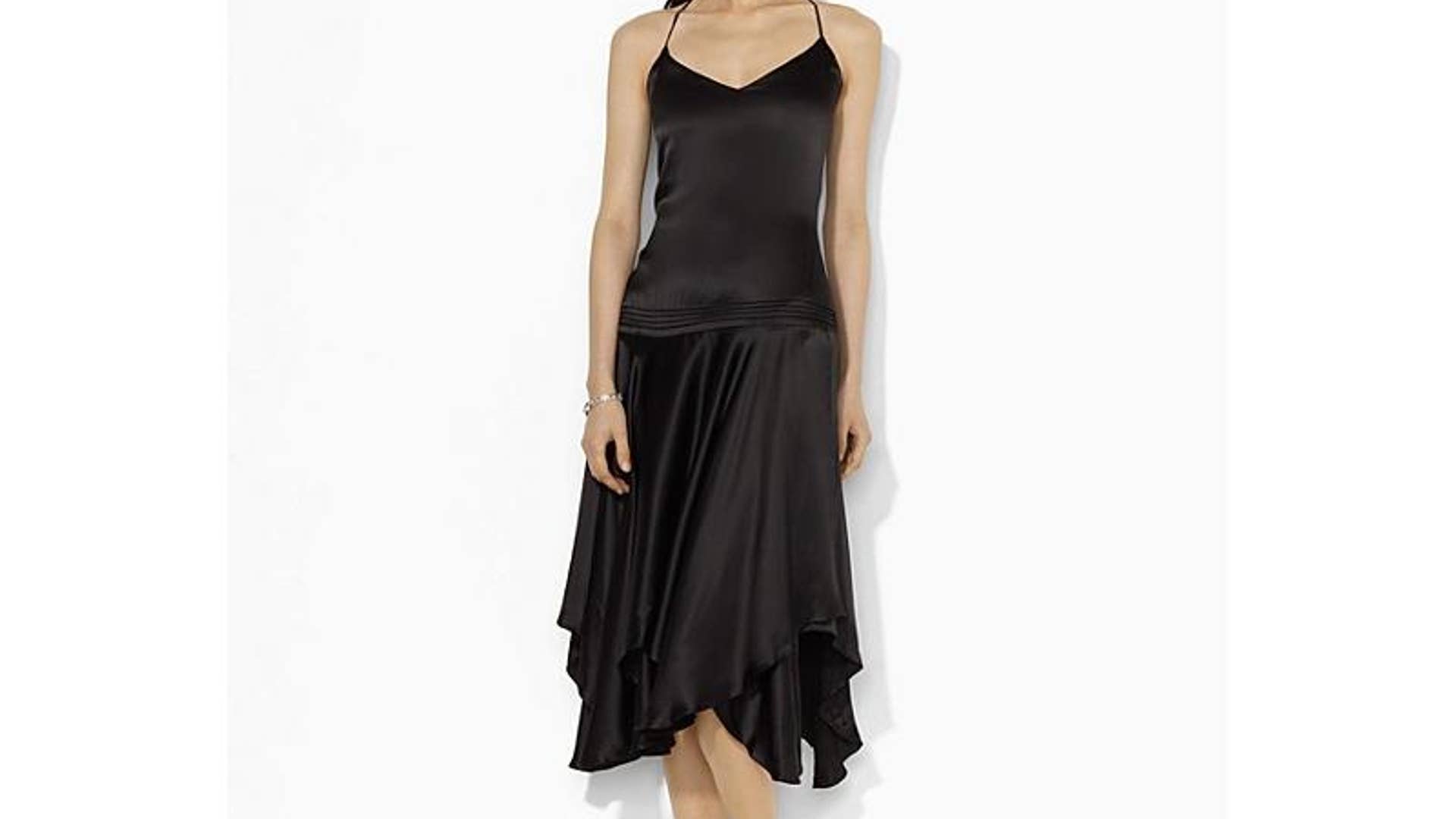 Lauren Ralph Lauren Ruffled Silk Dress