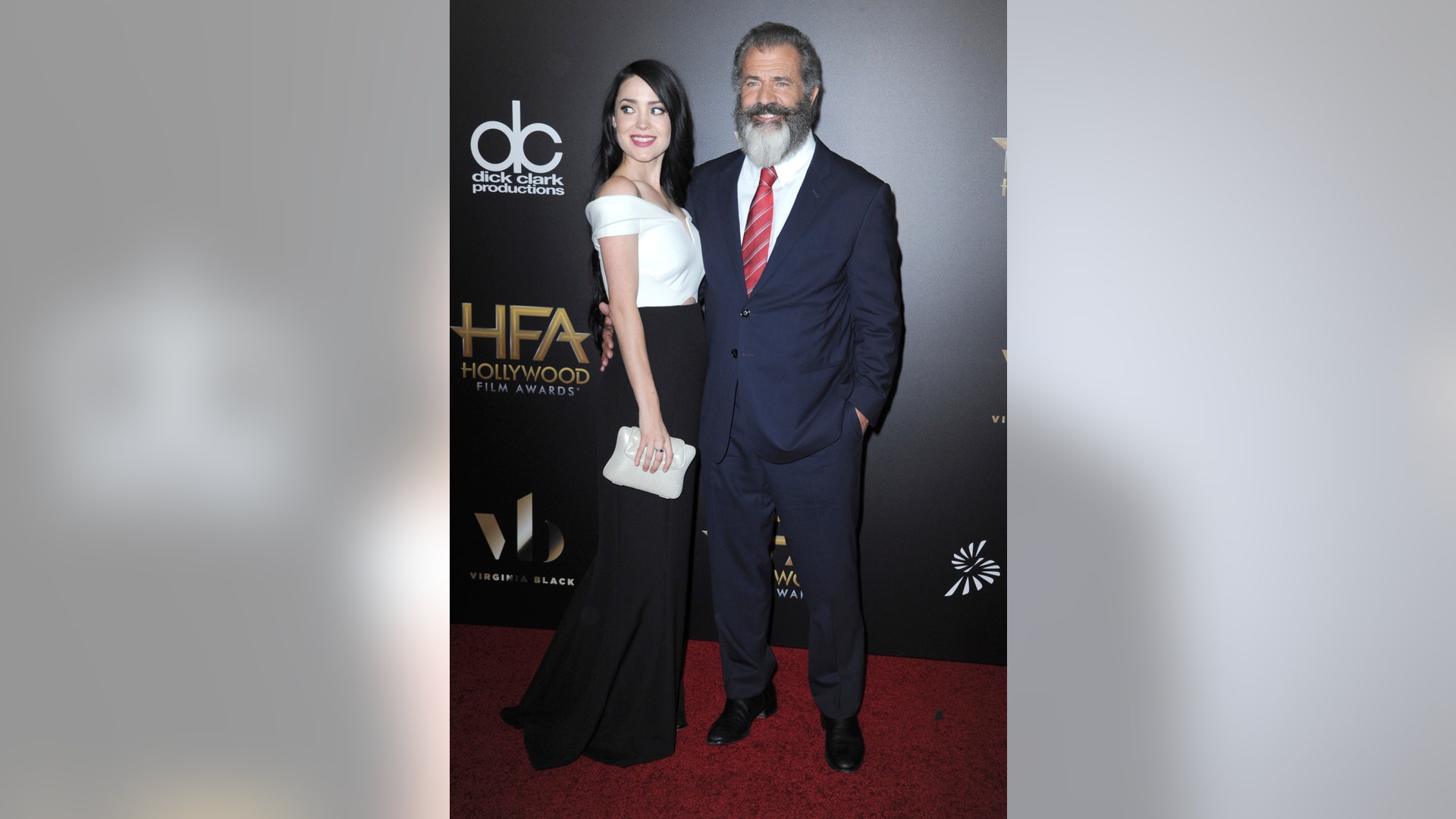 Mel Gibson and Rosalind Ross