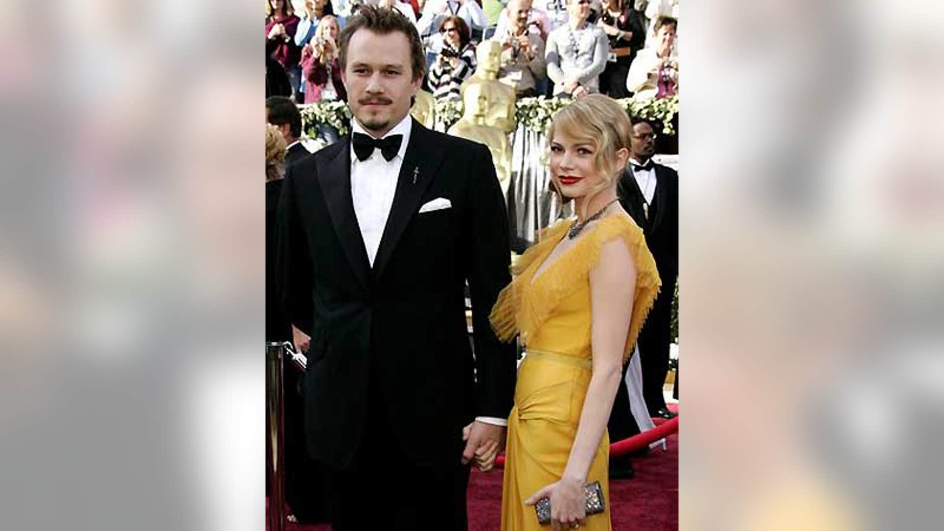 Heath Ledger and Michelle Williams