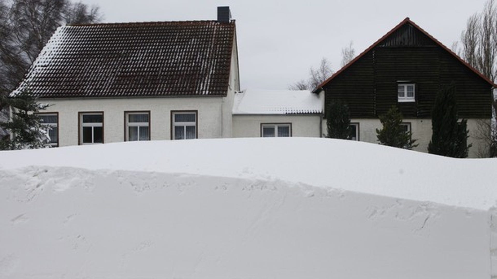 Germany Buried in Snowdrifts